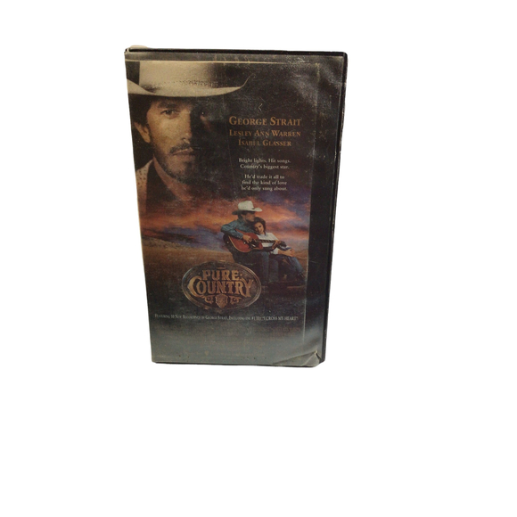 Pure Country VHS VCR Video Tape Movie George Strait Isabel Glasser 1993 - Picture 1 of 6